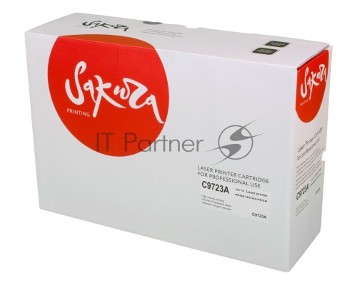 Картридж Sakura C9723A для HP 4650/4650dn/4650dtn/4650hdn/4650n , пурпурный, 8000 к.