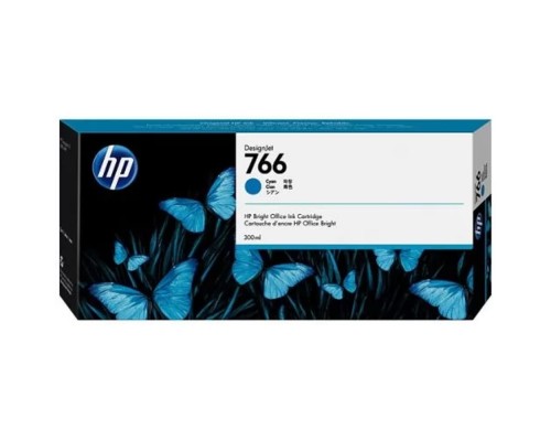 [Расходные материалы] Картридж/ HP 766 300-ml Cyan InkCrtg