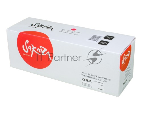 Картридж Sakura CF383A для HP MFP M476, пурпурный, 2700 к.