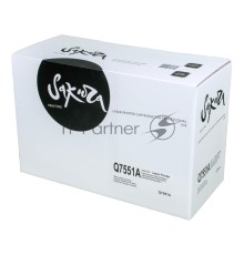 Картридж Sakura Q7551A для HP P3005/P3005n/P3005d/P3005dn/3005x/M3027MFP/M3027xMFP/M3035MFP/M3035xsMF, черный, 6000 к.