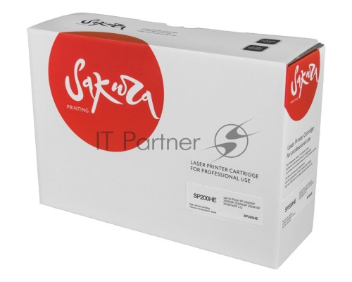 Картридж Sakura SP200HE для Ricoh SP 200N/SP 200S/SP 202SN/SP 203SF/SP 203SFN/SP 212, черный, 2 600 к.