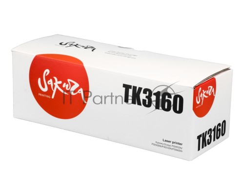 Картридж Sakura TK3160 для Kyocera Mita ECOSYS p3045dn/ p3050dn/ p3055dn/ p3060dn, черный, 12 500 к.