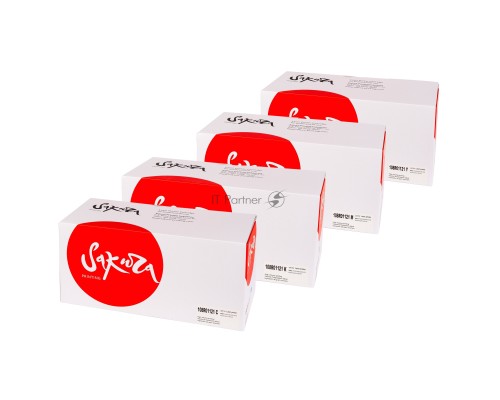 Комплект принт-картриджей (комплект блока формирования изображения) Sakura 108R01121 для Xerox Phaser 6600, WorkCentre 6605/ 6655/ 6655i, VersaLink C400/ C405, 4 цвета: CMYK, 60 000 к. (в комплект входят 4 принт-картриджа: черный, голубой, пурпурный, жел