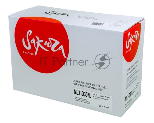 Картридж Sakura MLTD307L для Samsung ML-4510/4512/5010/5012/5015/5017, черный, 15000 к.