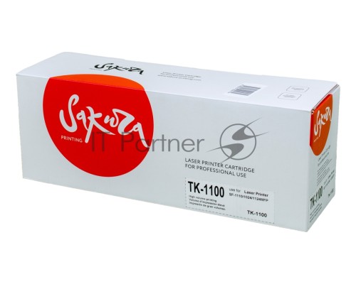 Картридж Sakura TK1100 для Kyocera Mita SF-1110/1024/1124MFP, черный, 2100 к.