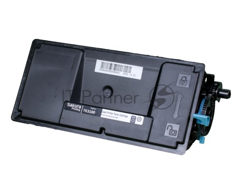 Картридж Sakura TK3100 для Kyocera FS-2100D, FS-2100DN, ECOSYS M3040dn, ECOSYS M3540dn, черный, 12500 к.