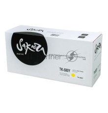 Картридж Sakura TK580Y для Kyocera Mita FS-5150DN/5250DN, желтый, 2800 к.