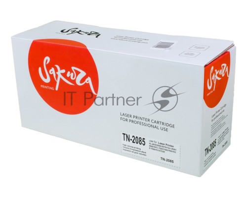 Картридж Sakura TN2085 для Brother HL2035, HL2037, HL2037E, черный, 1500 к.