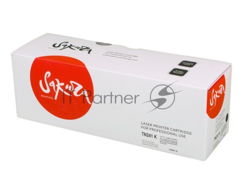 Картридж Sakura TN241Bk для Brother  HL-3140CW, HL-3150CDW, HL-3170CDW, DCP-9020CDW, MFC-9140CDN, MFC-9330CDW, MFC-9340CDW черный, 2600 к.