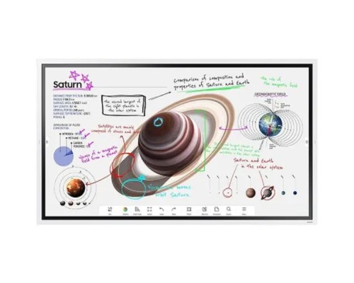 [Монитор] Samsung [WM65B] Интерактивный дисплей FLIP {3840х2160,4000:1,350кд/м2, 20 касаний}