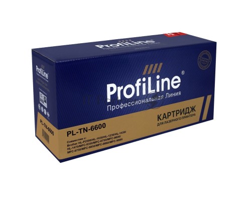 Картридж PL-TN-6600 для принтеров Brother HL-P2500/HL-1030/HL-1230/HL-1430/HL-1470/MFC-8350/MFC-8750/MFC-9600/MFC-9750/MFC-9850/MFC-9860/MFC-9880 6000 копий ProfiLine