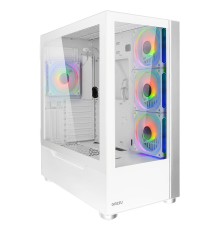 Ginzzu GL770 FAN 12MW6 RGB*4 USB3.0 CRC10 Белый
