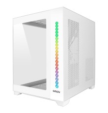 Ginzzu V420 RGB подсветка, закаленное стекло 1*USB 3.0,1*USB 2.0, AU Белый mATX