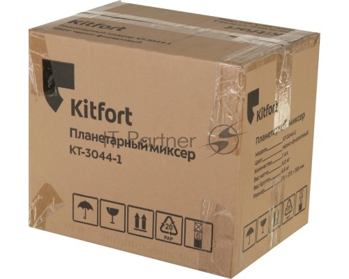 Миксер планетарный Kitfort КТ-3044-1 1000 Вт черный/фиолетовый