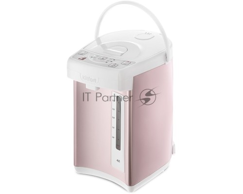 Термопот Kitfort КТ-2508-2 4л. 750Вт белый/розовый