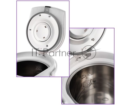 Термопот Kitfort КТ-2508-2 4л. 750Вт белый/розовый