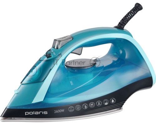 Утюг Polaris PIR2668AK 3m Бирюзовый/черный 2600Вт