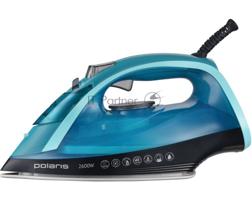 Утюг Polaris PIR2668AK 3m Бирюзовый/черный 2600Вт
