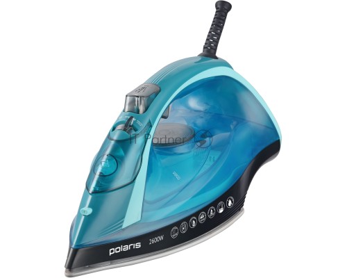 Утюг Polaris PIR2668AK 3m Бирюзовый/черный 2600Вт