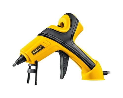 [Шпатели, мастерки, кельмы, терки, гладилки] Клеевой пистолет Stayer 0681-20 70Вт 18гр/мин стерж.:11мм