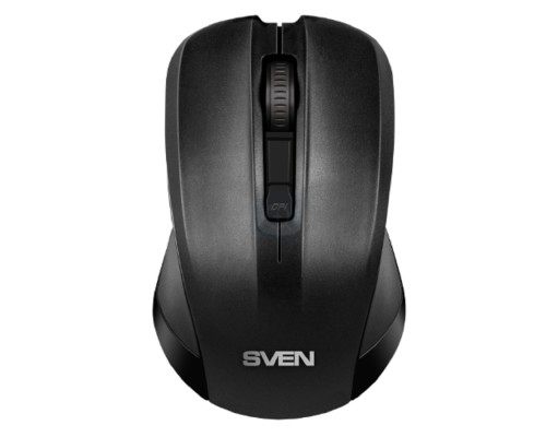 [Мышь] Беспроводная мышь Sven RX-270W чёрная (3+1кл. 800-1600DPI, блист)
