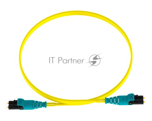 Патч-корд Panduit F92ELQ1Q1SNM003 2x9/125 OS1/OS2 LC push-pull-LC push-pull 3м LSZH желтый