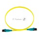 Патч-корд Panduit F92ELQ1Q1SNM003 2x9/125 OS1/OS2 LC push-pull-LC push-pull 3м LSZH желтый