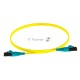 Патч-корд Panduit F92ELQ1Q1SNM003 2x9/125 OS1/OS2 LC push-pull-LC push-pull 3м LSZH желтый