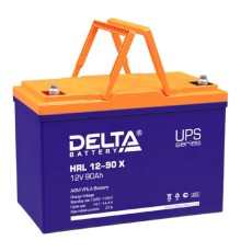 Delta HRL 12-90 X (90А\ч, 12В) свинцово- кислотный аккумулятор