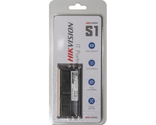 Оперативная память Hikvision 8Gb DDR3 1600Mhz SODIMM PC12800, HKED3082BAA2A0ZA1/8G