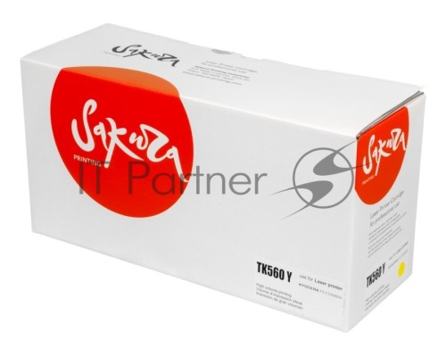 Картридж Sakura TK560Y для Kyocera Mita FS-C5300DN/ FS-C5350DN, ECOSYS 6030cdn, желтый, 10 000 к.