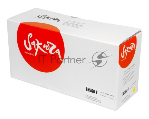 Картридж Sakura TK560Y для Kyocera Mita FS-C5300DN/ FS-C5350DN, ECOSYS 6030cdn, желтый, 10 000 к.