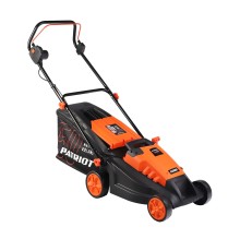 PATRIOT PT 1639E Газонокосилка электрическая [512309639] { бесщёточный, 38см, 1600Вт, трав комби 50л, 20-65мм 5 уровней }