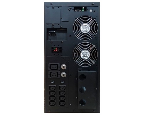 Источник бесперебойного питания Powercom MACAN, On-Line, 6000VA / 6000W, Tower, IEC, LCD, Serial+USB, SmartSlot, подкл. доп. батарей