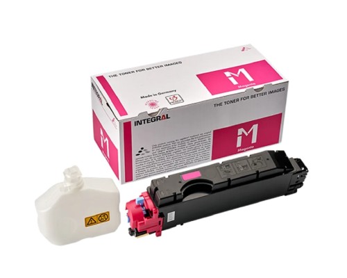 [Расходные материалы] INTEGRAL TK-5140M Тонер-картридж+ бункер для тонера, с чипом для Kyocera Ecosys M6030cdn, M6530cdn, P6130cdni пурпурный 5000 стр.