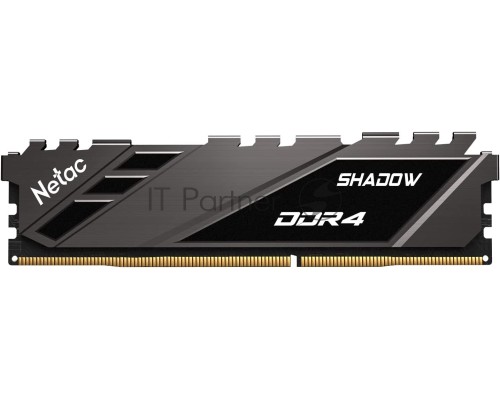 Память Netac 16Gb DDR4 3200Mhz, Netac Shadow NTSDD4P32SP-16E   C16 Grey, с радиатором