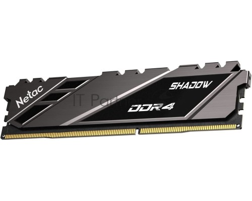 Память Netac 16Gb DDR4 3200Mhz, Netac Shadow NTSDD4P32SP-16E   C16 Grey, с радиатором