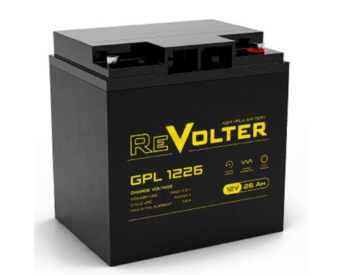 [акб] Revolter Аккумулятор GPL 1226 (12B/26Ач)