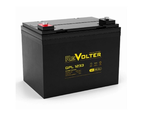 [акб] Revolter Аккумулятор GPL 1233 (12B/33Ач)