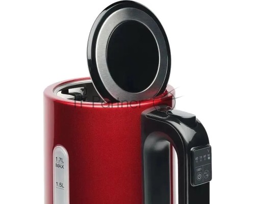 Чайник Scarlett SC-EK21S77 (красный) С цифровым управлением; Мощность, Вт: 2200; Объем, л: 1.7