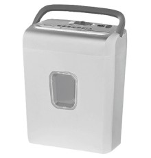 Cactus Шредер CS-SH-C3 белый (секр.P-4) перекрестный 8лист. 13лтр. скрепки скобы пл.карты {1991563}