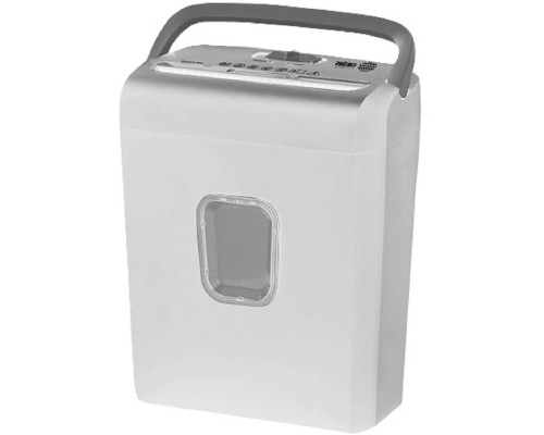 [CACTUS Уничтожители документов] Cactus Шредер CS-SH-C3 белый (секр.P-4) перекрестный 8лист. 13лтр. скрепки скобы пл.карты {1991563}