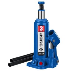 ЗУБР  3 т, 192 - 374 мм, бутылочный гидравлический домкрат, Профессионал (43060-3)