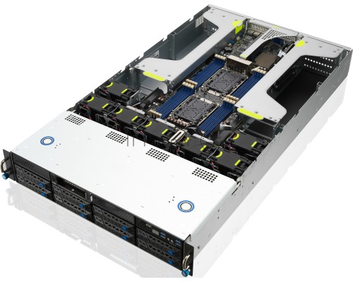 Серверная платформа Asus ESC4000-E10 up to 205W, 2x SFF8643 on the  backplane, 2x 1600W PSU, (274285)