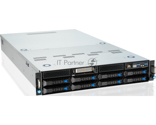 Серверная платформа Asus ESC4000-E10 up to 205W, 2x SFF8643 on the  backplane, 2x 2200W PSU, (274087)