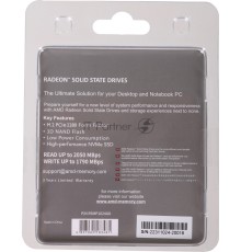 Накопитель SSD M.2 2280 1024GB AMD Radeon R5 Client SSD R5MP1024G8 PCIe Gen3x4 with NVMe, 3D TLC, RTL (183481)