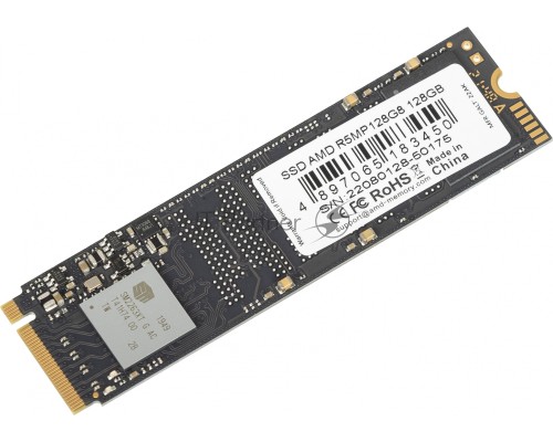 Накопитель SSD M.2 2280 128GB AMD Radeon R5 Client SSD R5MP128G8 PCIe Gen3x4 with NVMe, 3D TLC, RTL (183450)