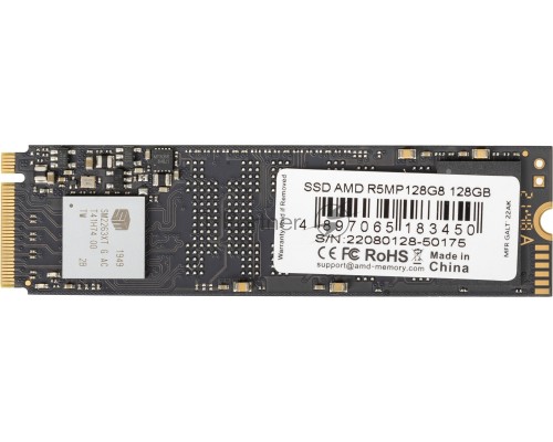 Накопитель SSD M.2 2280 128GB AMD Radeon R5 Client SSD R5MP128G8 PCIe Gen3x4 with NVMe, 3D TLC, RTL (183450)