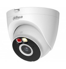 DAHUA DH-IPC-T2AP-PV-0280B Уличная турельная IP-видеокамера Smart Dual Light 2Мп, 1/3” CMOS, объектив 2.8мм, видеоаналитика, ИК 30м, LED 30м, микрофон, динамик, Wi-Fi 2.4ГГц, IP67, металл/пластик