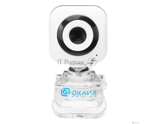 Камера Web Оклик OK-C8812 белый 0.3Mpix (640x480) USB2.0 с микрофоном
